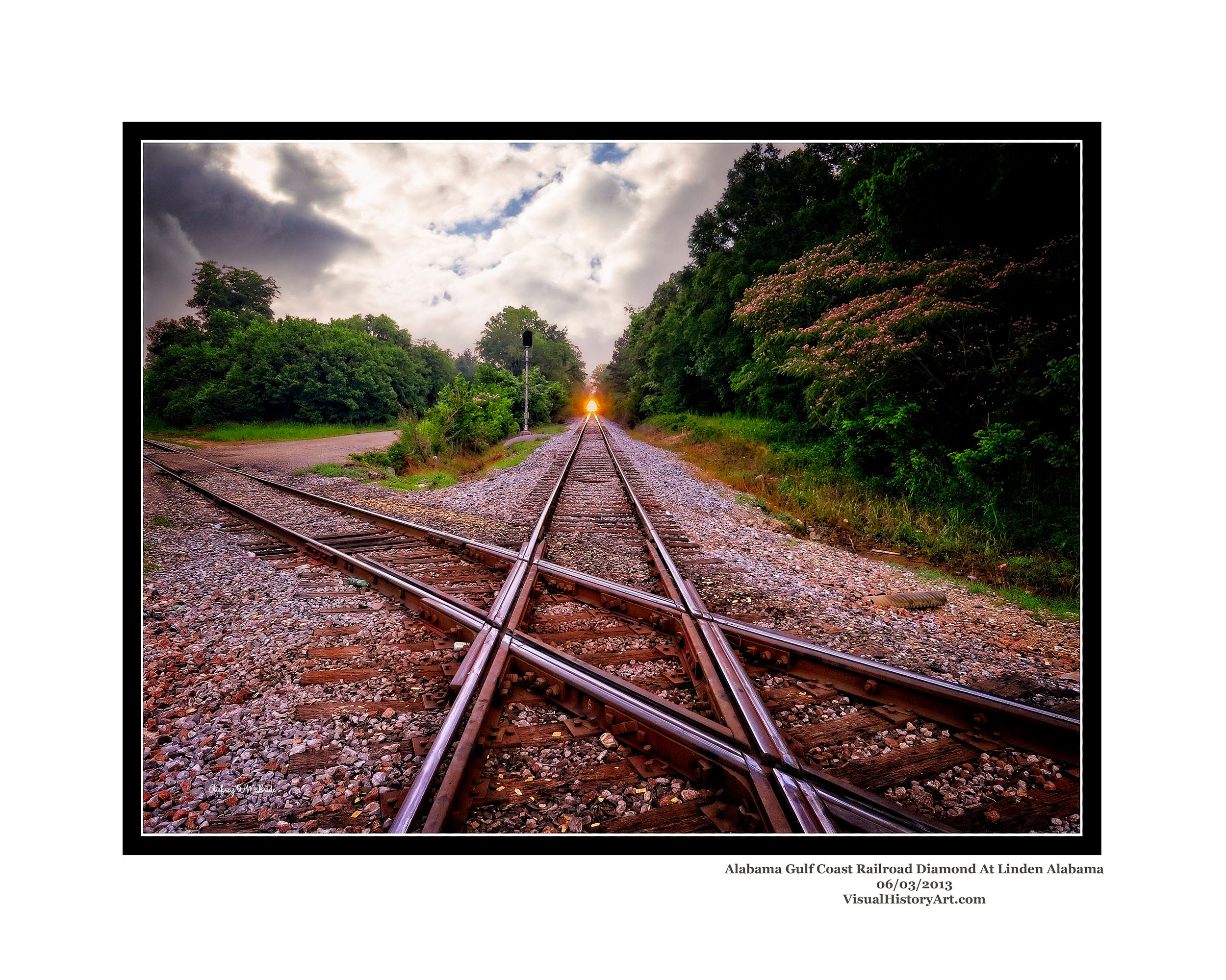 Diamond Crossing At Linden Alabama