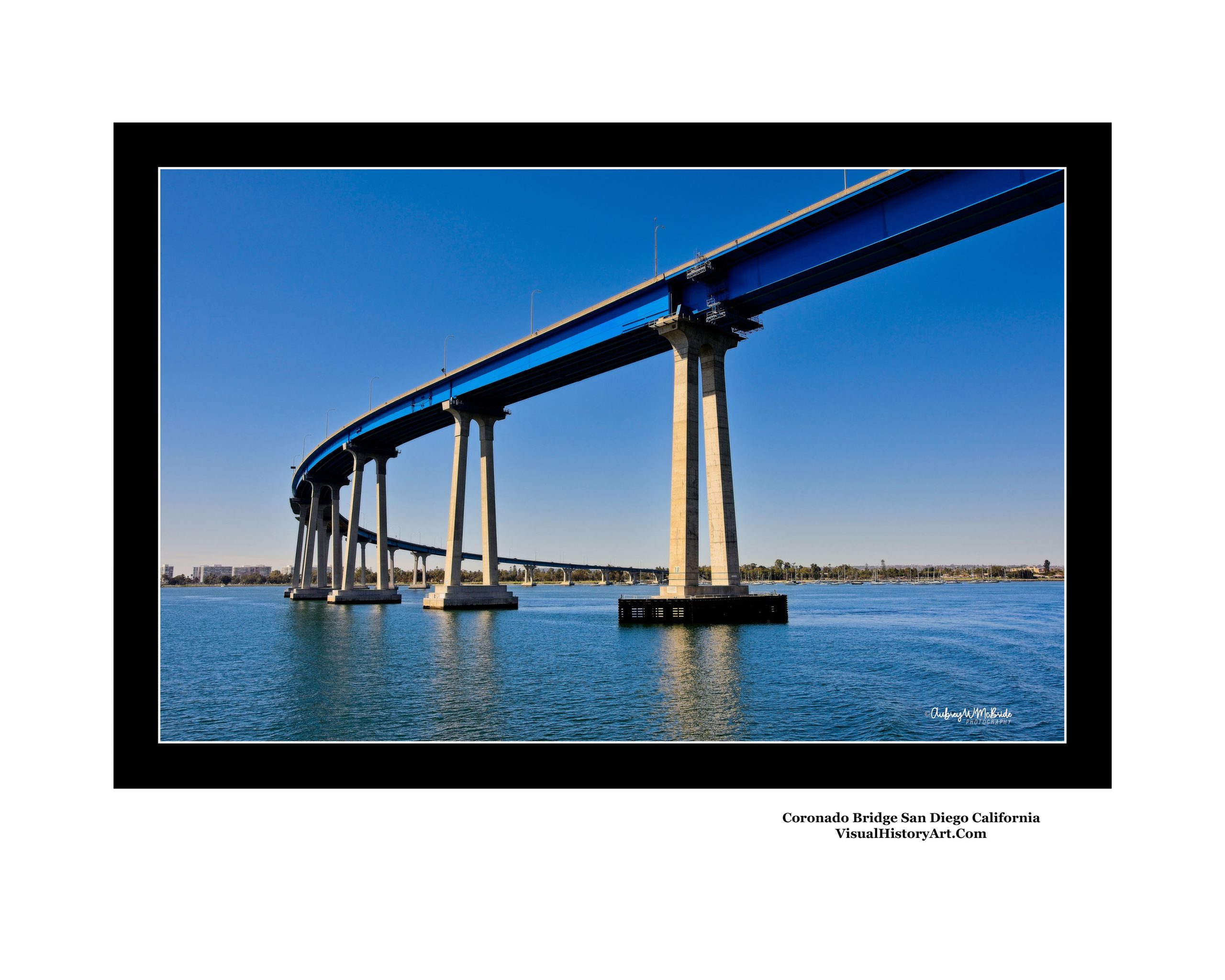 San Diego Bay Coranado Bridge California