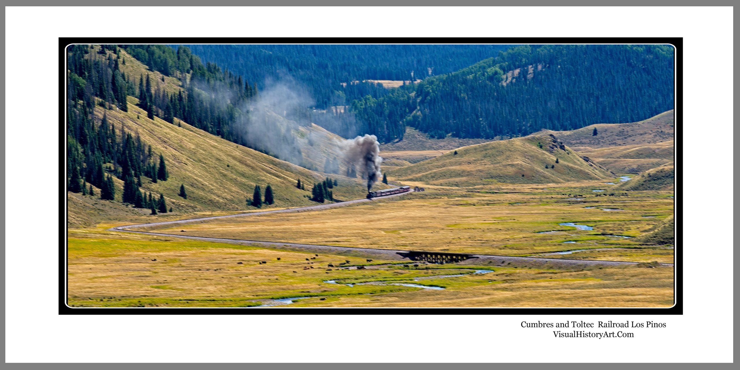 Cumbres & Toltec Railroad Los Pinos Horseshoe Curve Colorado