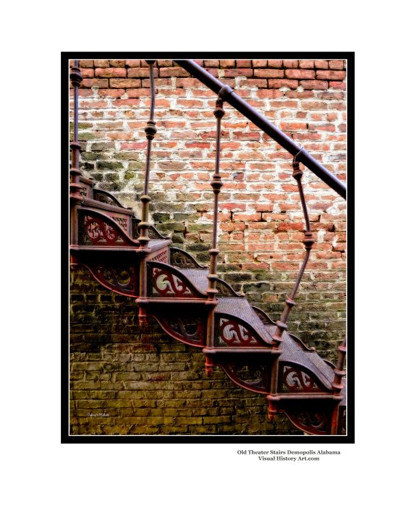 Old Theater Stairs Demopolis Alabama